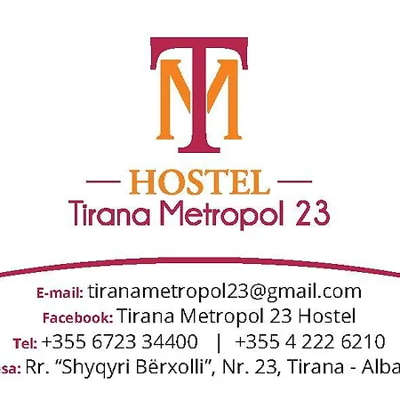 Metropol 23 Auberge de jeunesse Tirana